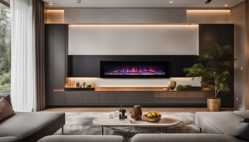 How To Build A Media Wall With Electric Fireplace And Tv