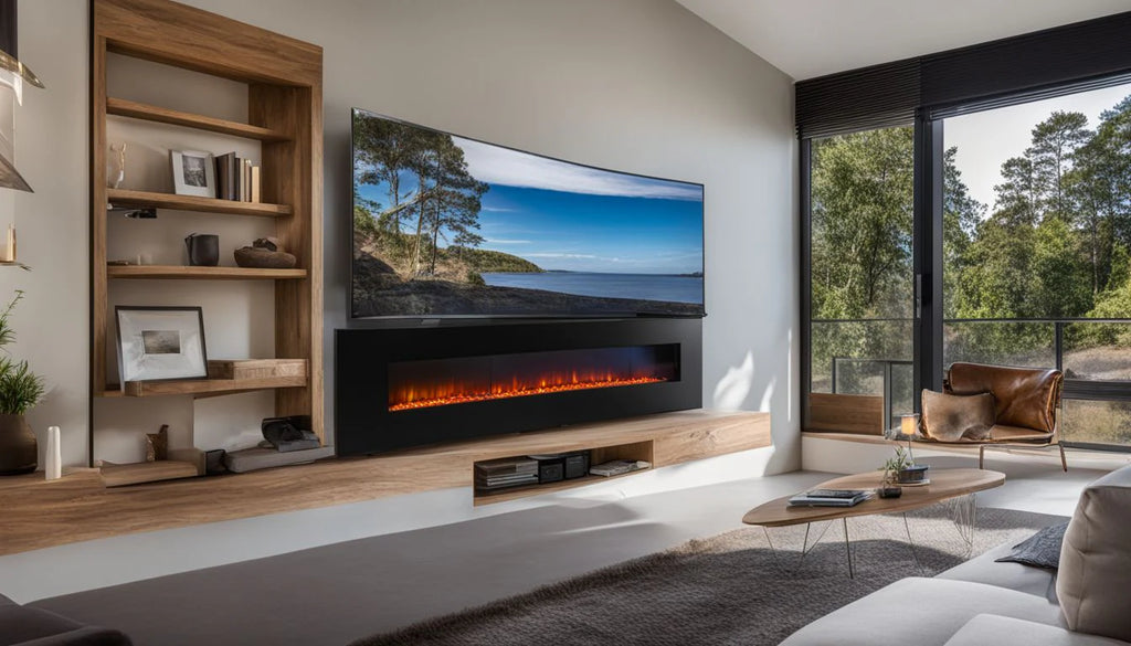 How Far Should An Electric Fireplace Be From A Tv