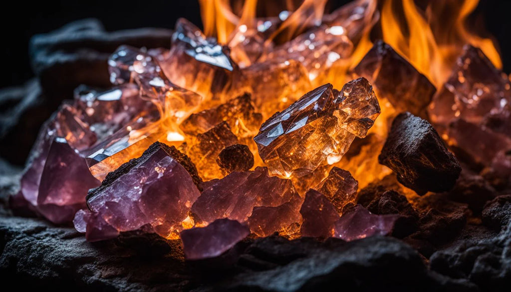 How To Put Crystals In Electric Fireplace