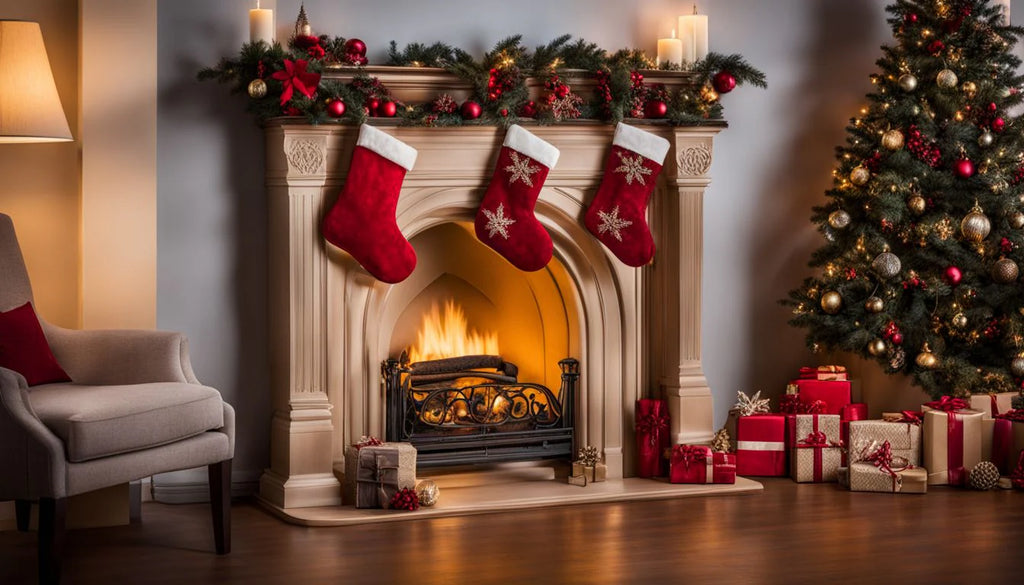 How To Hang Stockings On An Electric Fireplace