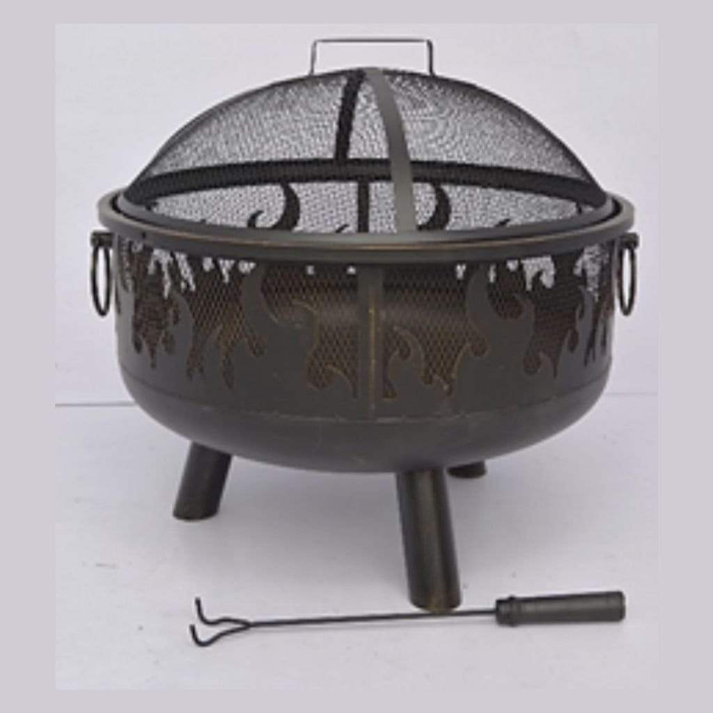 Endless Summer 24 Wad1011sp Black Wood Burning Outdoor Fire Pit With 8089